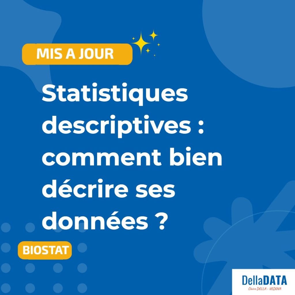 Vignette de l’article « Statistiques descriptives : comment bien décrire ses données ? » de DellaDATA.